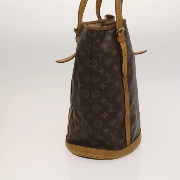 LOUIS VUITTON Monogram Bucket GM Shoulder Bag M42 - Picture 4 of 16